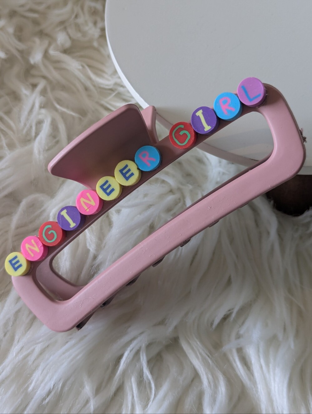 Engineer Girl Hair Clip Claw Style Handcrafted | NWT